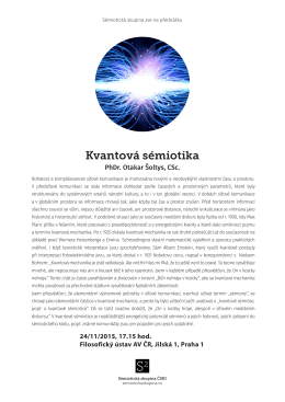 Kvantová sémiotika - Sémiotická skupina