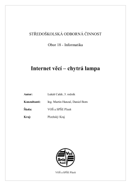 Dokumentace - PDF - Internet věcí