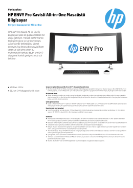 HP ENVY Pro Kavisli All-in