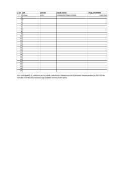 s.no adı soyadı eksik evrak inceleme tarihi 1 kübra çaylı gönderme
