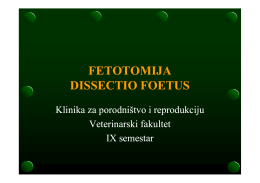 fetotomija dissectio foetus - Veterinarski fakultet Sveučilišta u Zagrebu