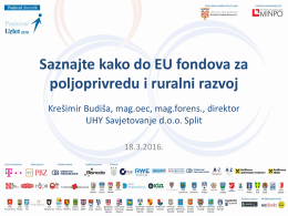 Budiša_UHY_EU fondovi za poljoprivredu i ruralni razvoj