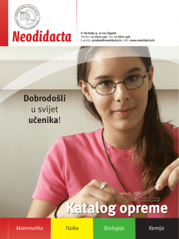 Katalog opreme Neodidacta