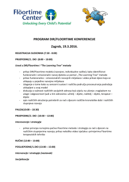 Info letak - GREENSPAN FLOORTIME KONFERENCIJA Zagreb