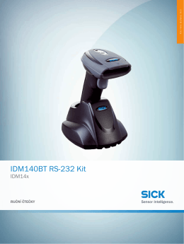 IDM14x IDM140BT RS-232 Kit, On-line datový list