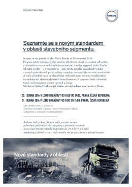 Pozvánka FMX - Volvo Trucks