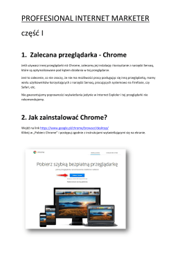 PROFFESIONAL INTERNET MARKETER część I