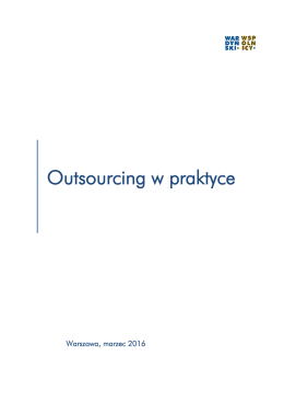 Outsourcing w praktyce
