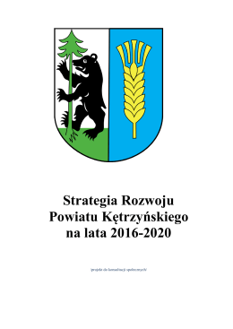 Strategia Rozwoju Powiatu Kętrzyńskiego na lata 2016-2020