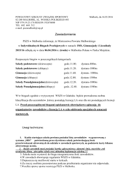 Treść zawiadomienia do pobrania - Powiatowy Szkolny Związek