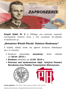 zaproszenie - Instytut Pamięci Narodowej