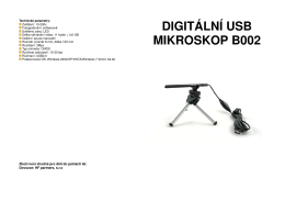 DIGITÁLNÍ USB MIKROSKOP B002