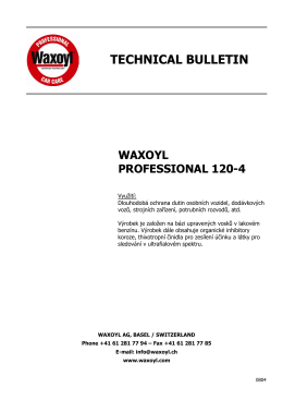waxoyl professional 120-4