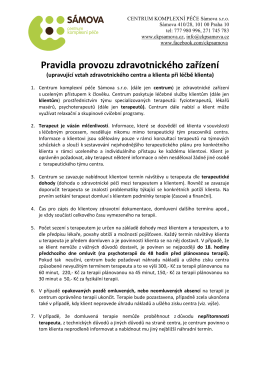 Pravidla provozu CKP Sámova k 14.7.2015 POPLATEK