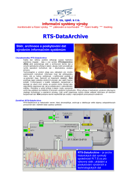 RTS-DataArchive (ke stažení ve formátu PDF)