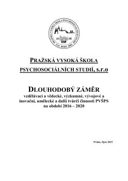 Šablona pro psaní skript - Pražská vysoká škola psychosociálních