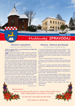 Prosinec - Hodslavice