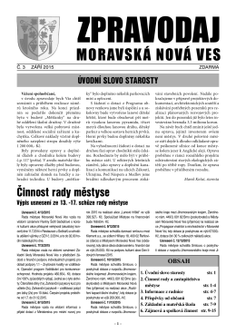 Městys Moravská Nová Ves