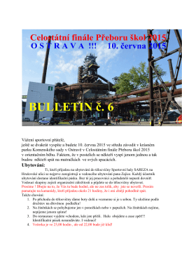 Přidán Bulletin č.6