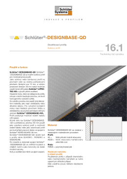 Schlüter ® -DESIGNBASE-QD | technický list výrobku (pdf
