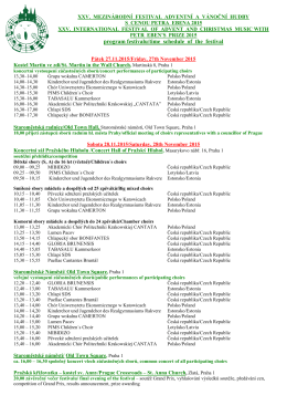 program festivalu/time schedule of the festival - What is OR-FEA?