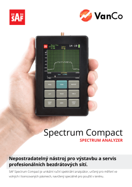 Spectrum Compact - VanCo.net, s.r.o.