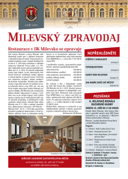 Milevský zpravodaj 9-2015