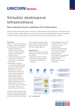 Virtuální desktopová infrastruktura