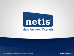 Prezentace WIFI routeru Netis