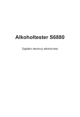 Alkoholtester S6880