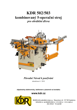 KDR 301 - hobbystroje.cz