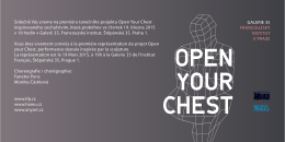Pozvánka na Open your chest pro web