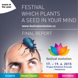 FESTIVAL WHICH PLANTS A SEED IN YOUR
