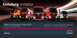 MAN Trucknology® Days 2015