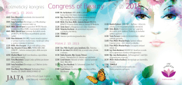 Program Congress of beauty 2015 ()