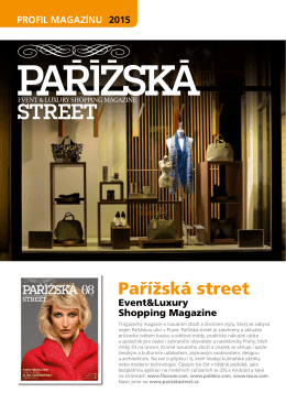 PAŘÍŽSKÁ STREET | Event & Luxury shopping magazine