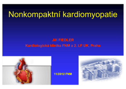 Nonkompaktní kardiomyopatie