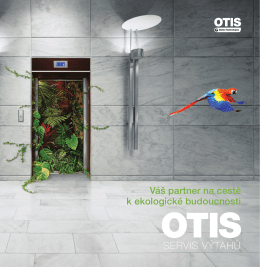 SERVIS VÝTAHŮ - Otis Elevator Company