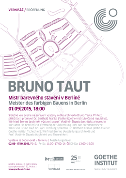 BRUNO TAUT - Werkbund Berlin