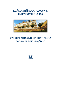 Výroční práva - 1. ZŠ Rakovník, Martinovského 153