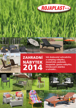 Katalog zahradního nábytku ROJAPLAST 2015 - Nábytek