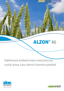 ALZON®46 - SKW Stickstoffwerke Piesteritz GmbH
