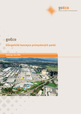 goEco – Energetické koncepce průmyslových parků