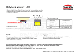 Dotykový senzor TS01