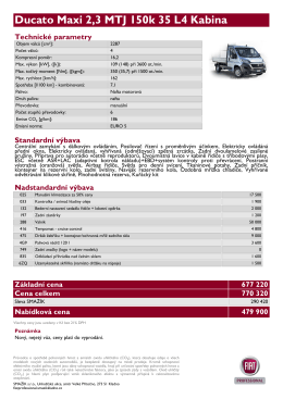 Ducato Maxi 2,3 MTJ 150k 35 L4 Kabina