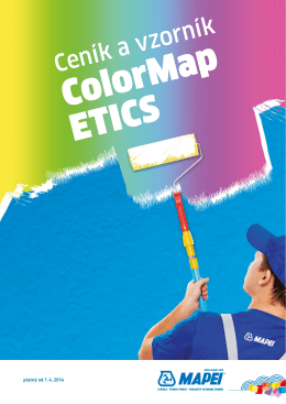 Mapei ColorMap ceník 2015 - Chytré stavební materiály