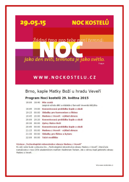 Více www.nockostelu.cz