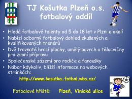 TJ Košutka Plzeň o.s. fotbalový oddíl