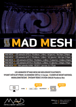 MAD MESH 7 LED animační síť R7,2