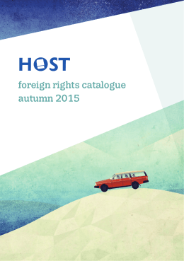 foreign rights catalogue autumn 2015